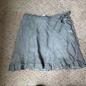 Vestique Grey Wrap Skirt
